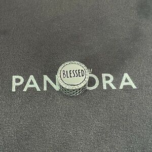 Pandora BLESSED Charm Silver Bead Bracelet Jewelry
